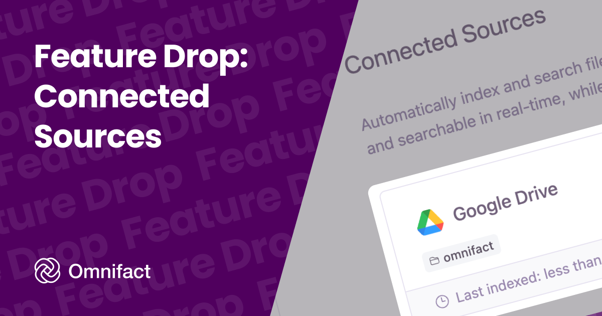 Connect Google Drive, OneDrive, and SharePoint directly to your Spaces.