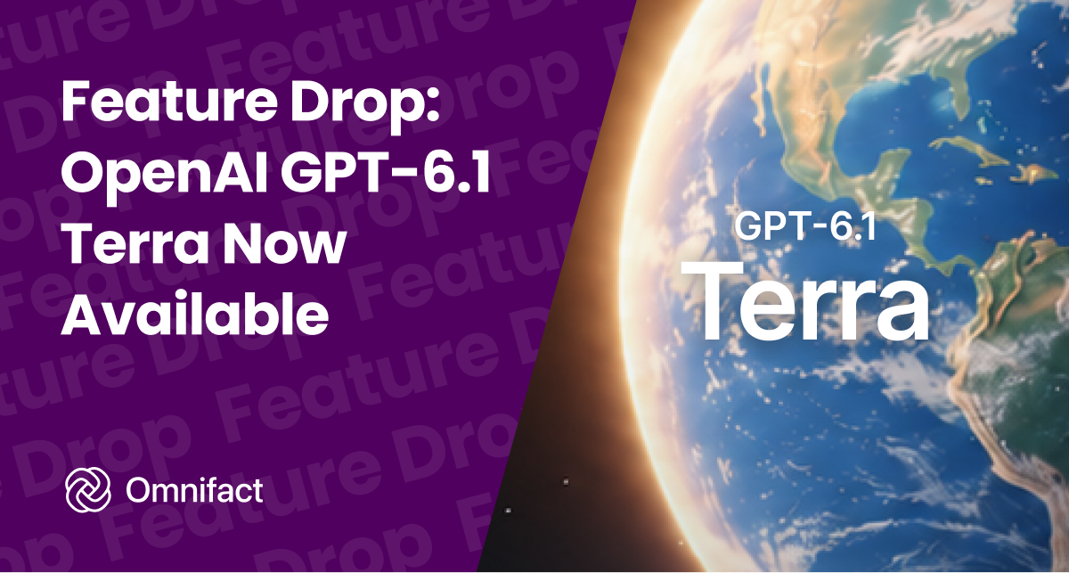 OpenAI GPT-6.1 Terra is now available on Omnifact with EU data residency on Azure.