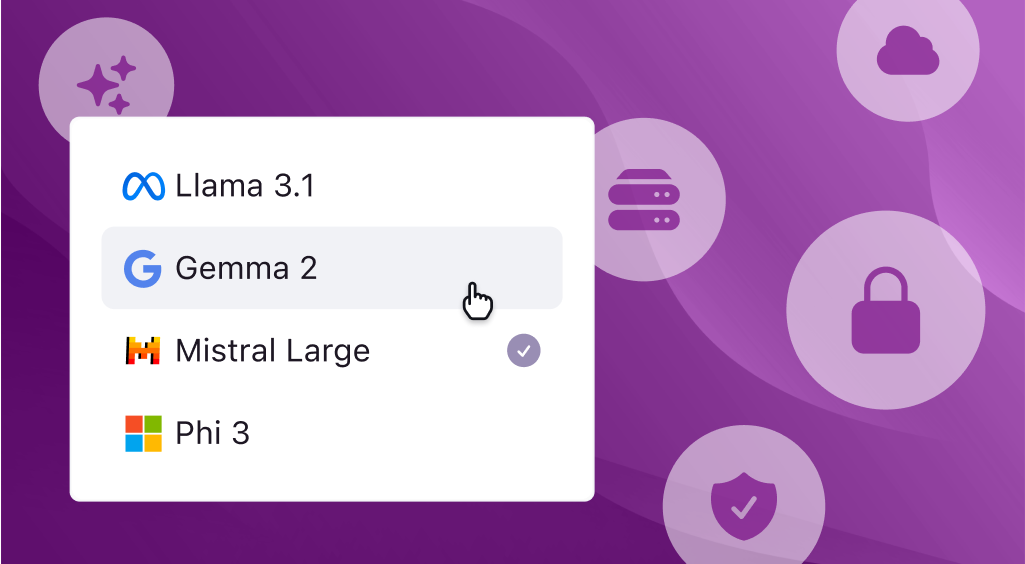 Deploy Omnifact in your own infrastructure together with open-source AI models for absolute security of your data
