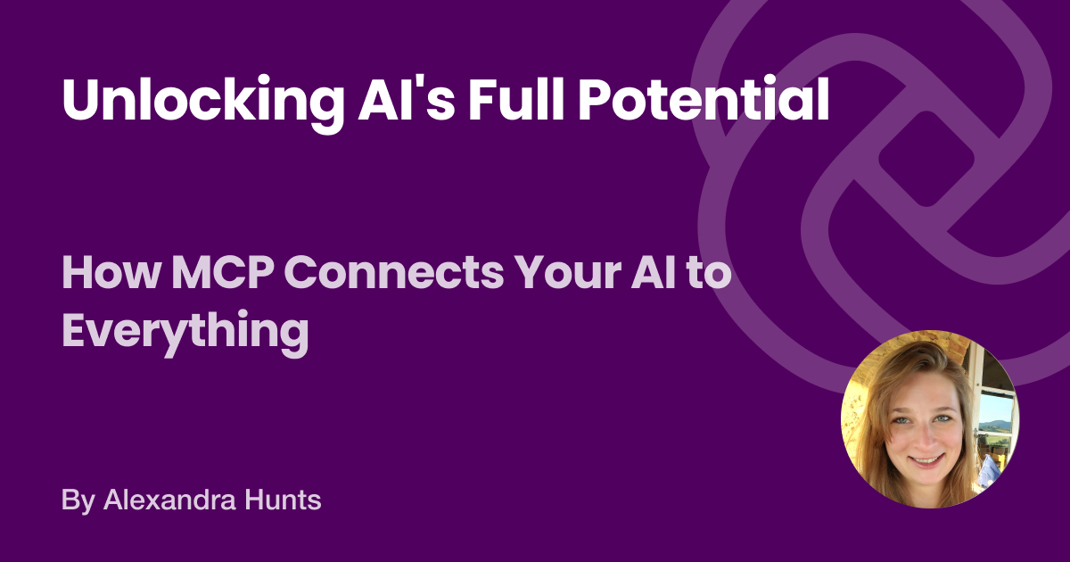 MCP lets your AI actually connect to your business data and tools instead of working in isolation.