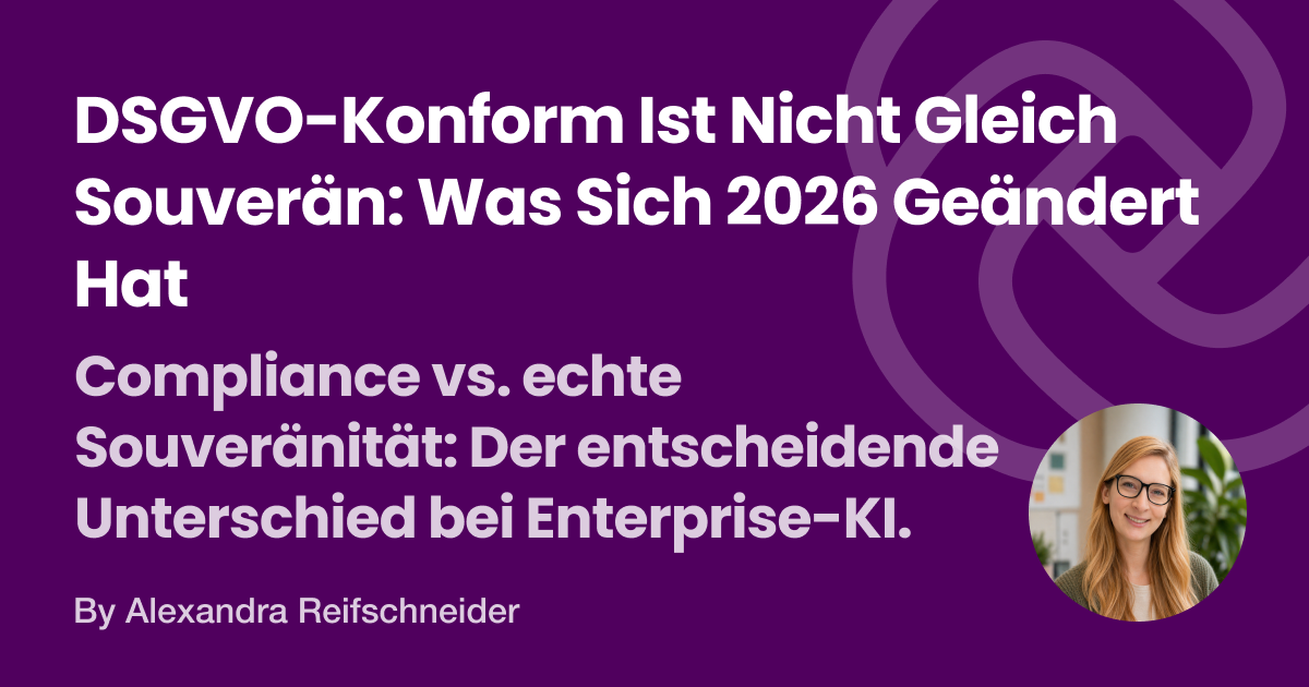 Den Unterschied zwischen Compliance und Datensouveränität im Jahr 2026 verstehen.