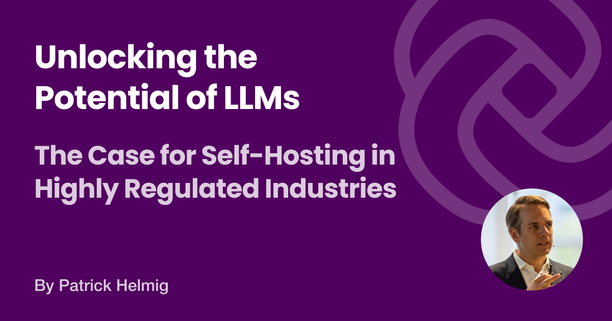 Regulatory Compliance in AI — The Strategic Advantage of Self-Hosted Language Models.