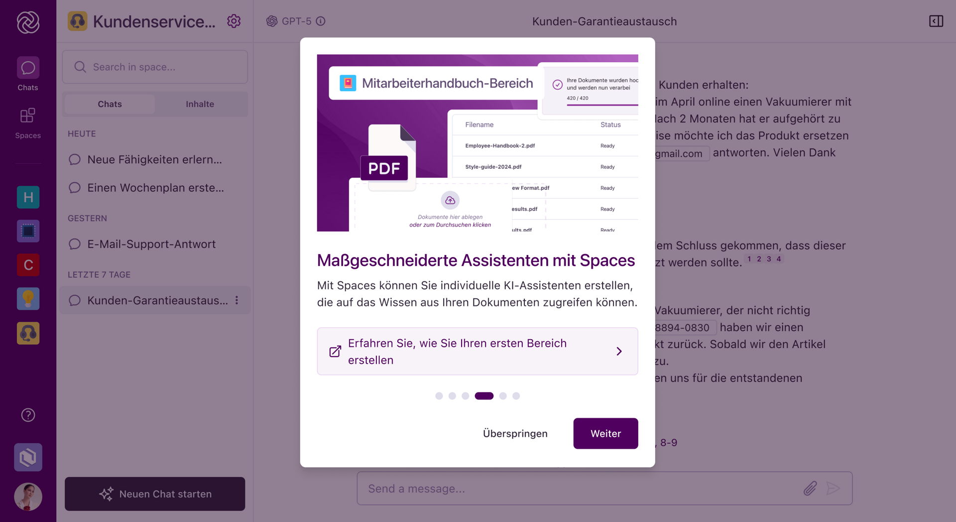 Onboarding & Training buchbar