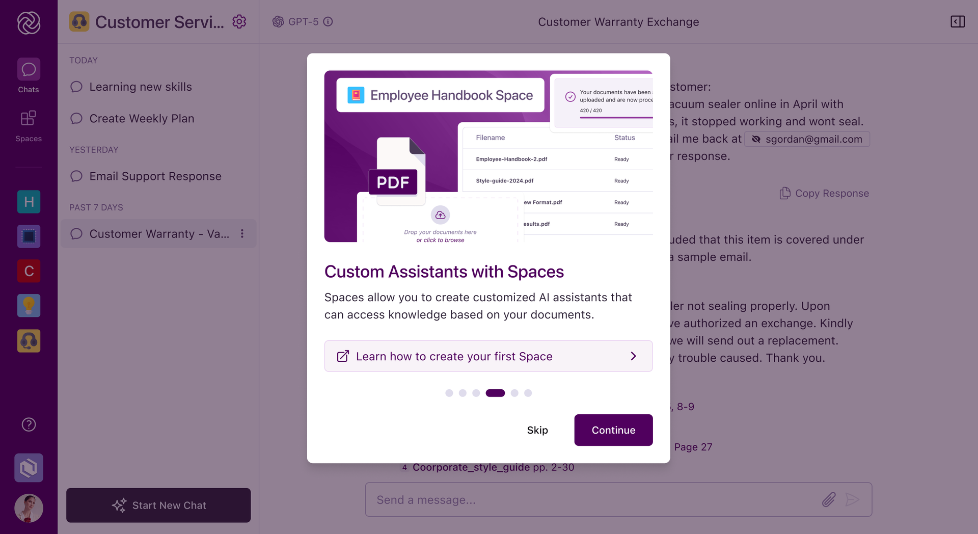 Onboarding & training available